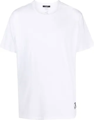 logo-patch crew-neck T-shirt