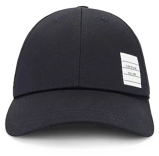 Thom Browne Classic 6 Panel Baseball Cap in Navy