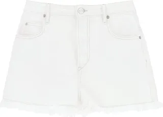 Isabel Marant Étoile Frayed Hem Denim Shorts