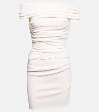 The Prize off-the-shoulder minidress