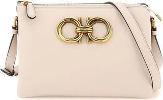 Salvatore Ferragamo Trapezio Logo Plaque Crossbody Bag