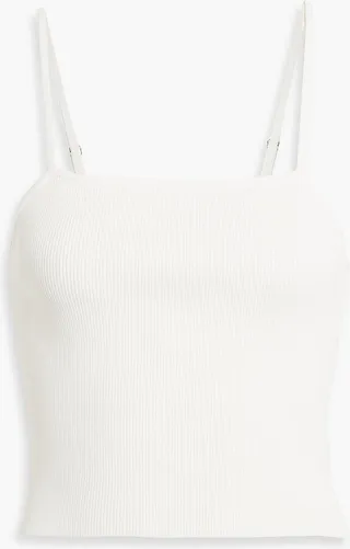 Darby ribbed-knit camisole