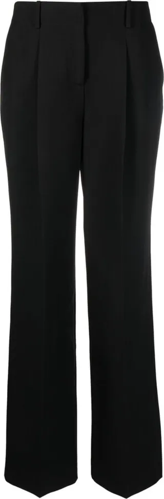 High-Waisted Straight-Leg Trousers