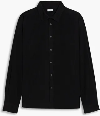 Cotton-blend corduroy shirt