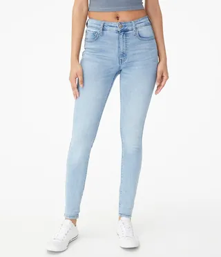Aeropostale Womens Premium Seriously Stretchy High-Rise Jegging