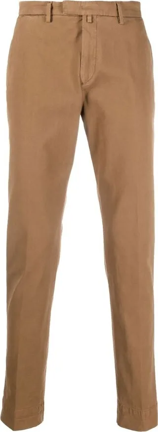 Mid-Rise Tapered Trousers