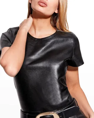 New Guard Recycled Leather Tee