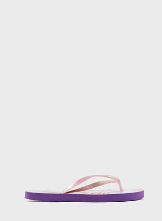 Tie Dye Print Flip Flops