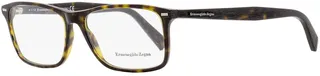 Ermenegildo Zegna Men's Rectangular Eyeglasses EZ5069-3 52 Dark Havana 53mm