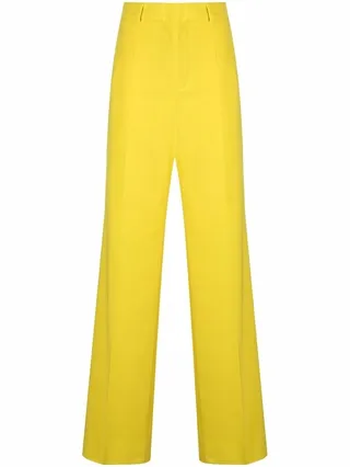 High-Waisted Tailored Trousers