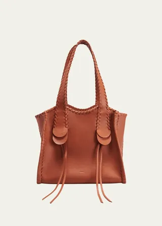 Mony Medium Whipstitch Tote Bag