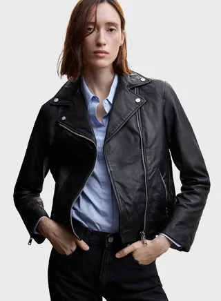 Zip Through Pu Jacket