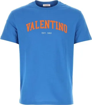 Valentino Logo Printed Crewneck T-Shirt