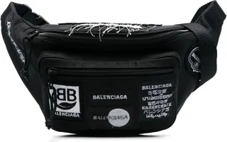 Explorer logo-patch belt bag