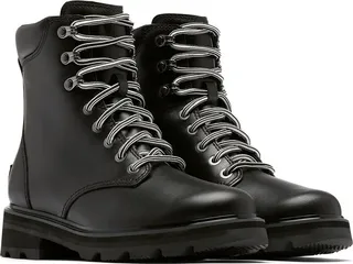 Sorel Lennox Lace Stkd Wp Leather Boot