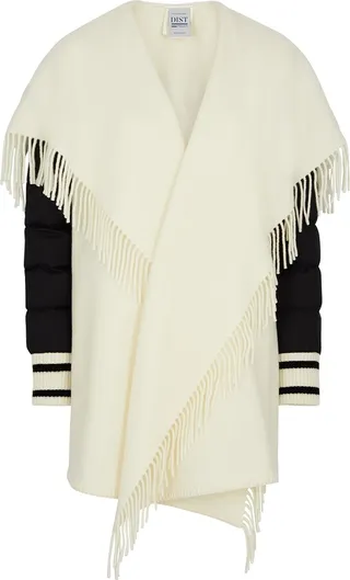 Moncler Cape-effect Wool Jacket