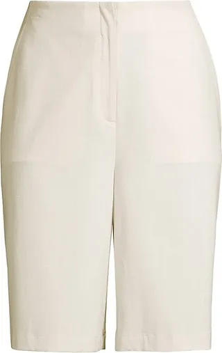 Twill Crepe Bermuda Shorts