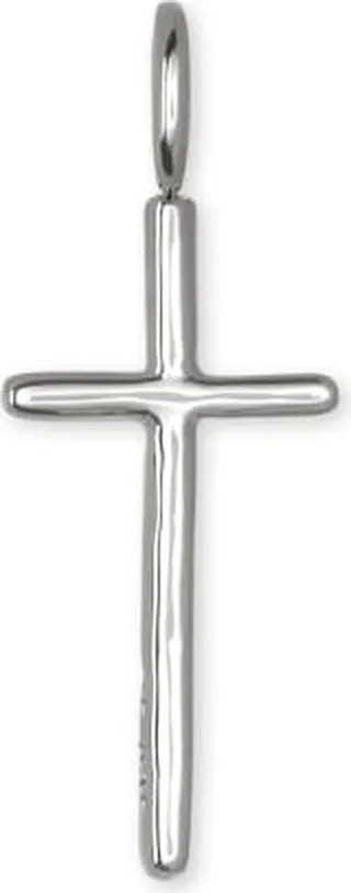 Cross Charm in Sterling Silver