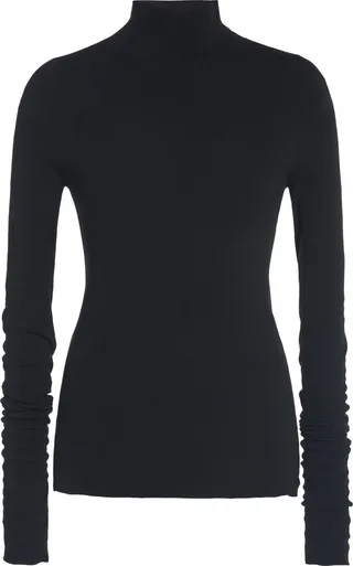 Women's Stretch-Knit Turtleneck Top