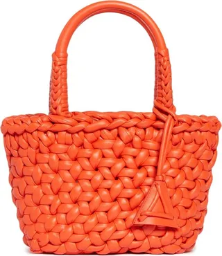 Icon small leather tote bag