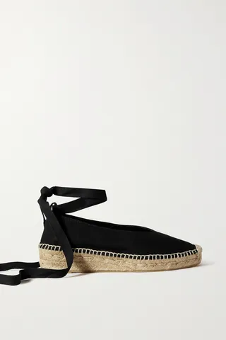 Castañer - + Net Sustain Gea Canvas Espadrilles - Black