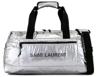 Saint Laurent Nuxx Bag in Metallic Silver