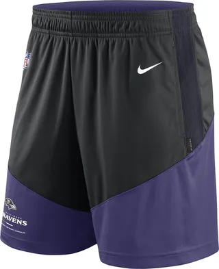 Nike Men's Dri-FIT Primary Lockup (NFL Baltimore Ravens) Shorts in Black