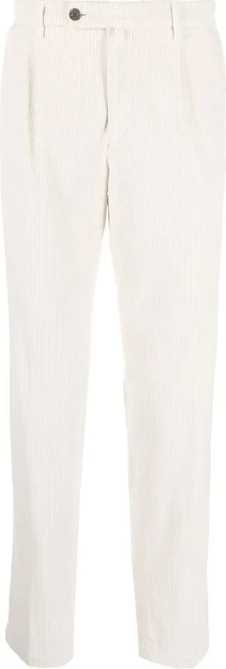 Straight-Leg Corduroy Trousers