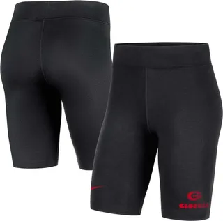 Women's Nike Black Georgia Bulldogs Essential Tri-Blend Bike Shorts