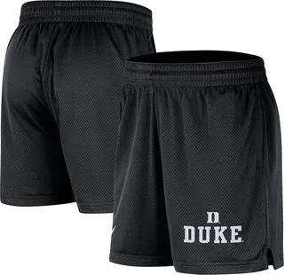 Men's Nike Black Duke Blue Devils Mesh Performance Shorts