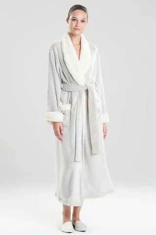 Sherpa Two-Tone Robe