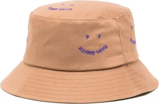 Logo-Embroidered Cotton Bucket Hat