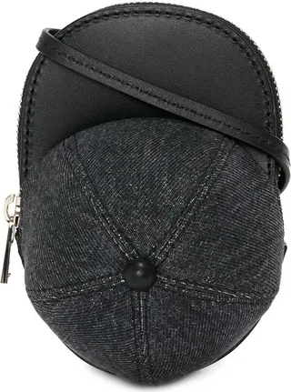 Jw Anderson Mini Denim Cap Cross-Body Bag