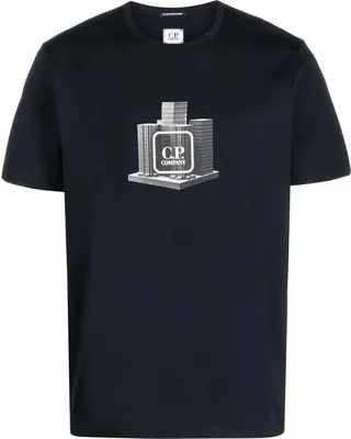 logo-print cotton T-shirt