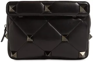 Ruthenio Studs Leather Crossbody Bag