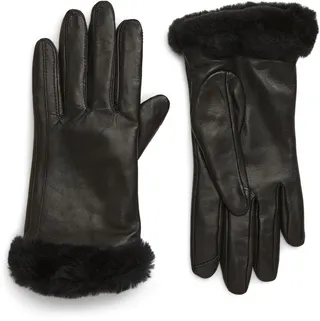 Genuine Shearling Leather Tech Gloves