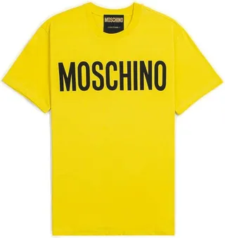 Moschino Logo Printed Crewneck T-Shirt