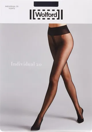Wolford Individual Admiral Navy 20 Denier Tights
