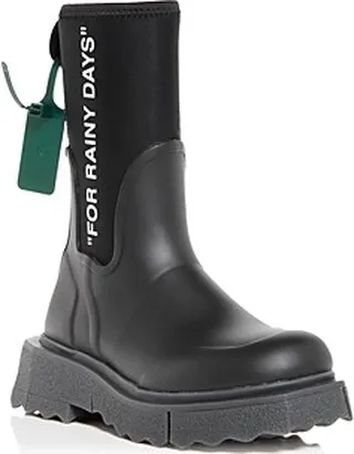 Off-White Women's Sponge Rain Boots