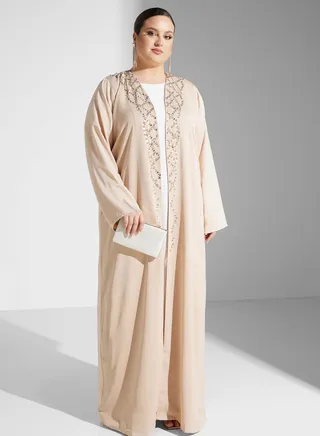 Embellished Detail Abaya