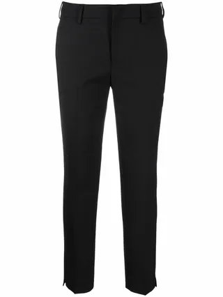 Slim-Fit Cropped Trousers
