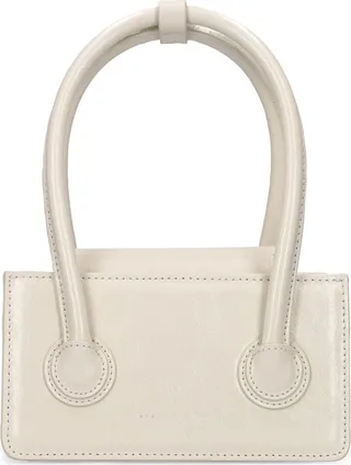 Mini Grandma rolled leather bag