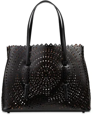 Medium Mina Perforated Leather Tote