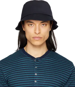 Paul Smith Navy Flag Bucket Hat