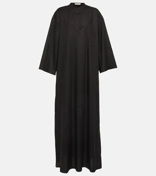 Lanna cotton kaftan maxi dress