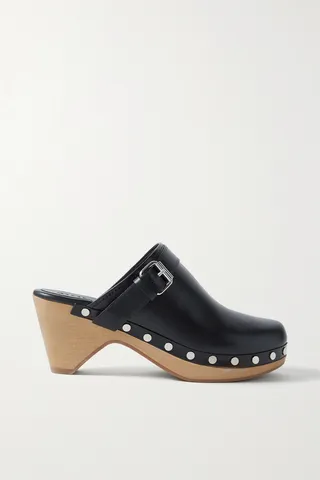 Isabel Marant - Titya Studded Leather Clogs - Black