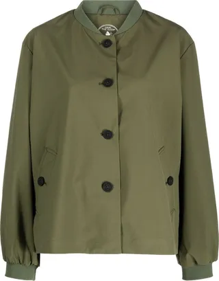 Logo-Print Bomber Jacket