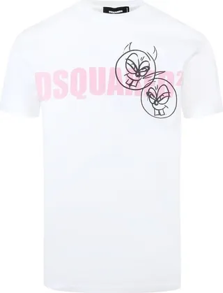 Dsquared2 Logo Printed Crewneck T-Shirt