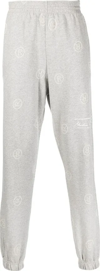 Logo Pattern Track Pants