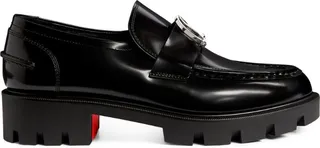 Christian Louboutin Lug Leather Loafers